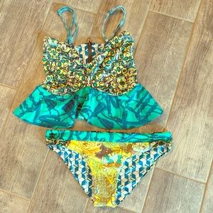 Maaji Swimwear Peplum Top & Bottom